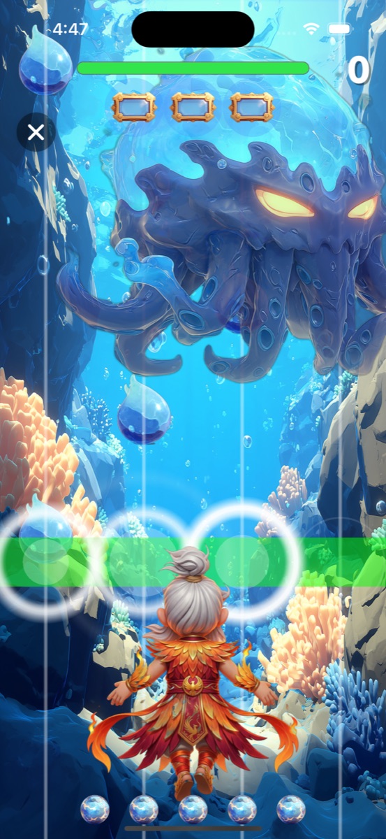 Boss battle in Water Realm