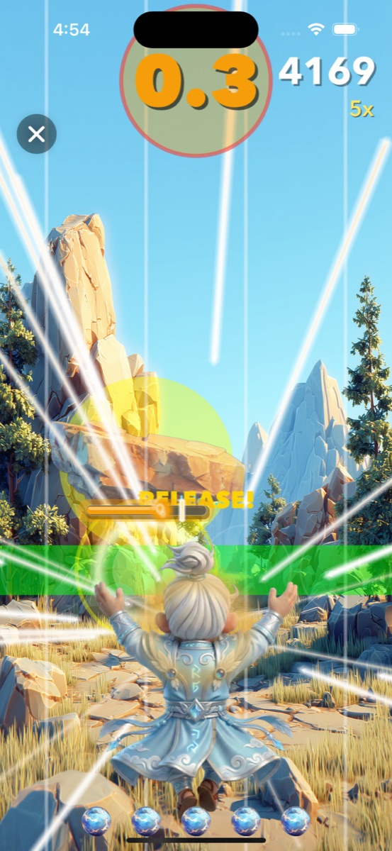 Earth Realm gameplay with 5x combo